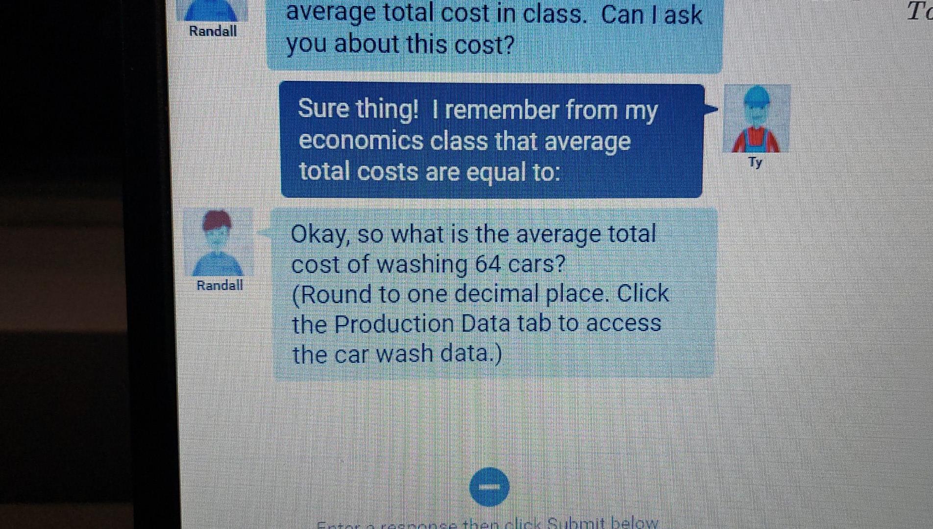 Solved Tc Randall average total cost in class. Canlask you