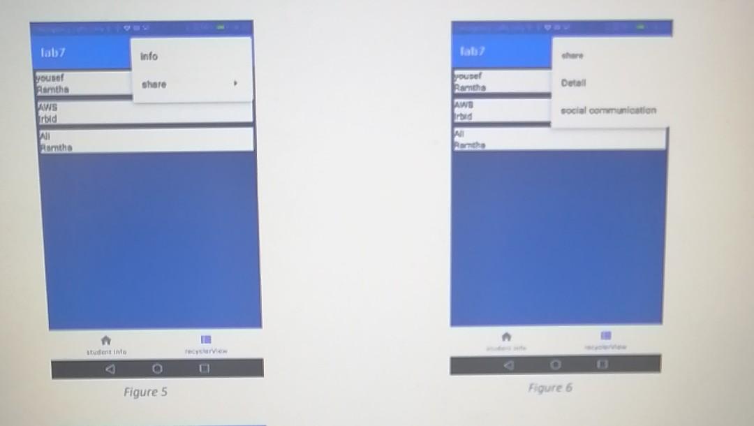 Design and implement the following android app using | Chegg.com