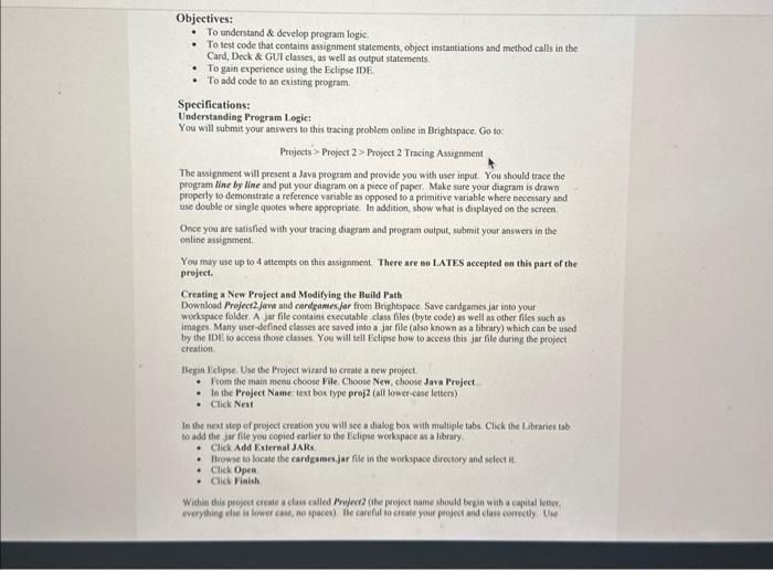 Solved Objectives: - To understand \& develop program logic | Chegg.com