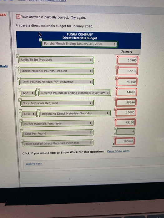 Solved CES Your answer is partially correct. Try again. | Chegg.com