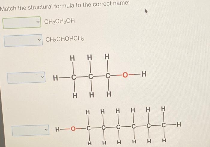 ch3ch(oh)ch3 structural formula