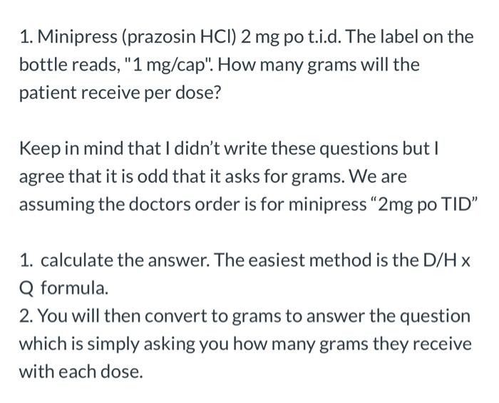 minipress 2mg prazosin