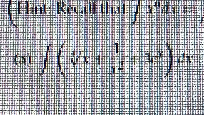 Solved ∫﻿﻿(x4+1x2+ex)dx | Chegg.com