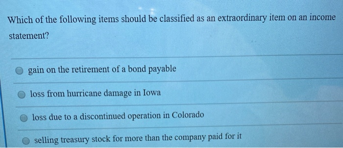 solved-which-of-the-following-items-should-be-classified-as-chegg