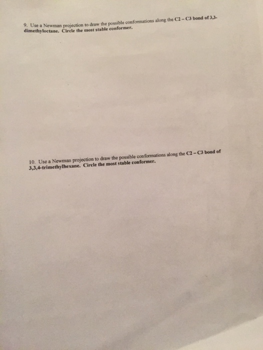 solved-9-use-a-newman-projection-to-draw-the-possible-chegg