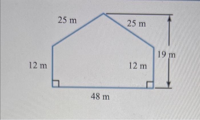 Solved 25 m 25 m 19 m 12 m 12 m 48 m | Chegg.com