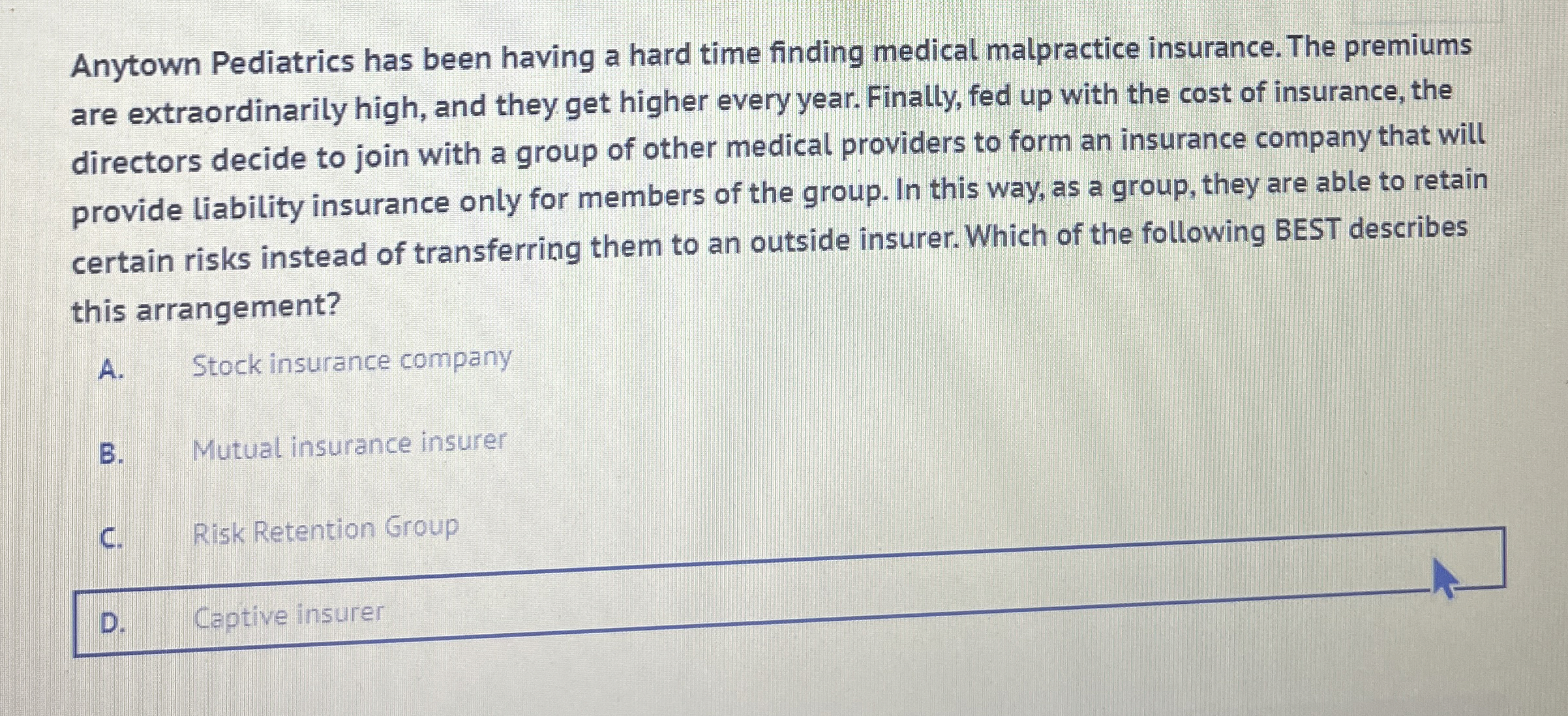 Solved Anytown Pediatrics has been having a hard time