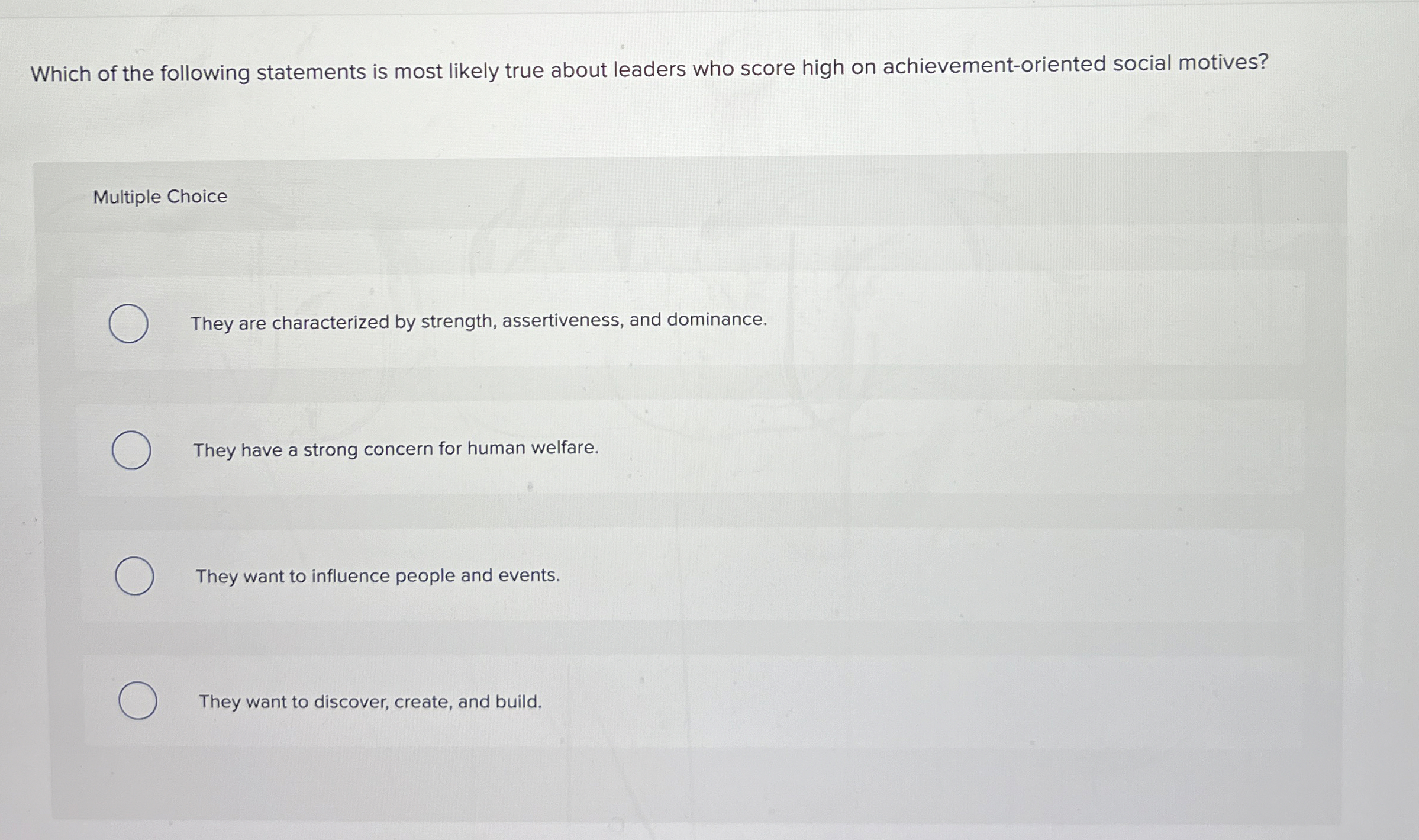 Solved Which of the following statements is most likely true | Chegg.com
