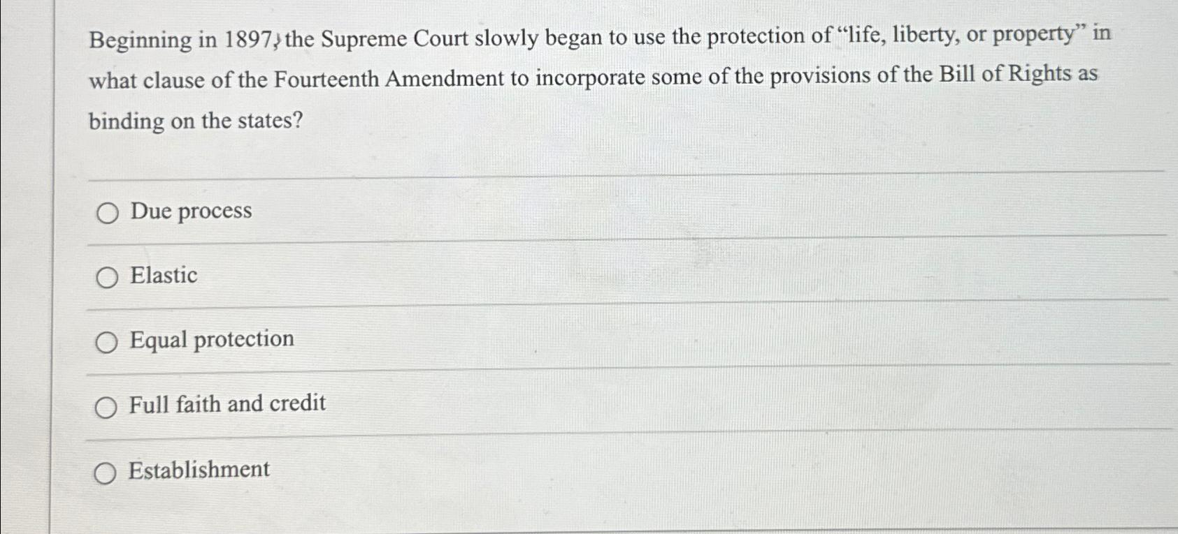 The supreme court began the process sale