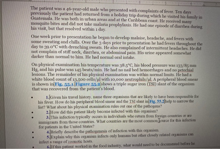 solved-67-the-patient-was-a-46-year-old-male-who-presented-chegg