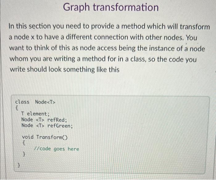Solved Graph transformation a In this section you need to | Chegg.com
