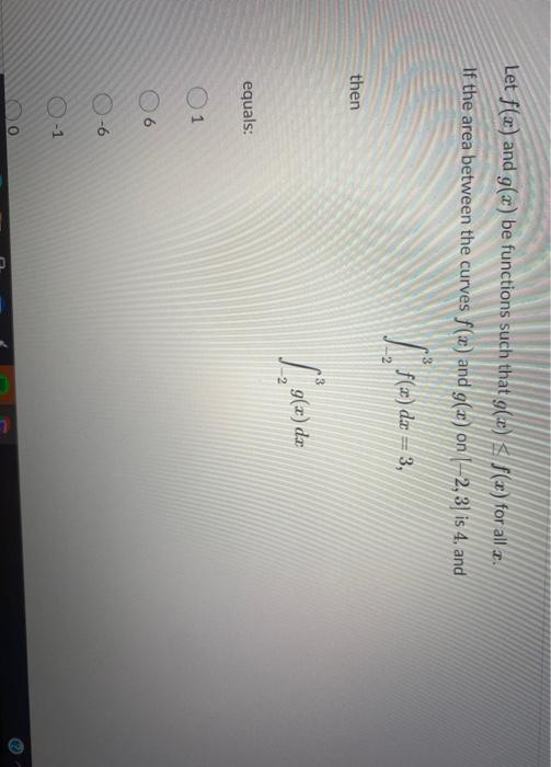 Solved Let F X And G X Be Functions Such That G 2 F X Chegg Com