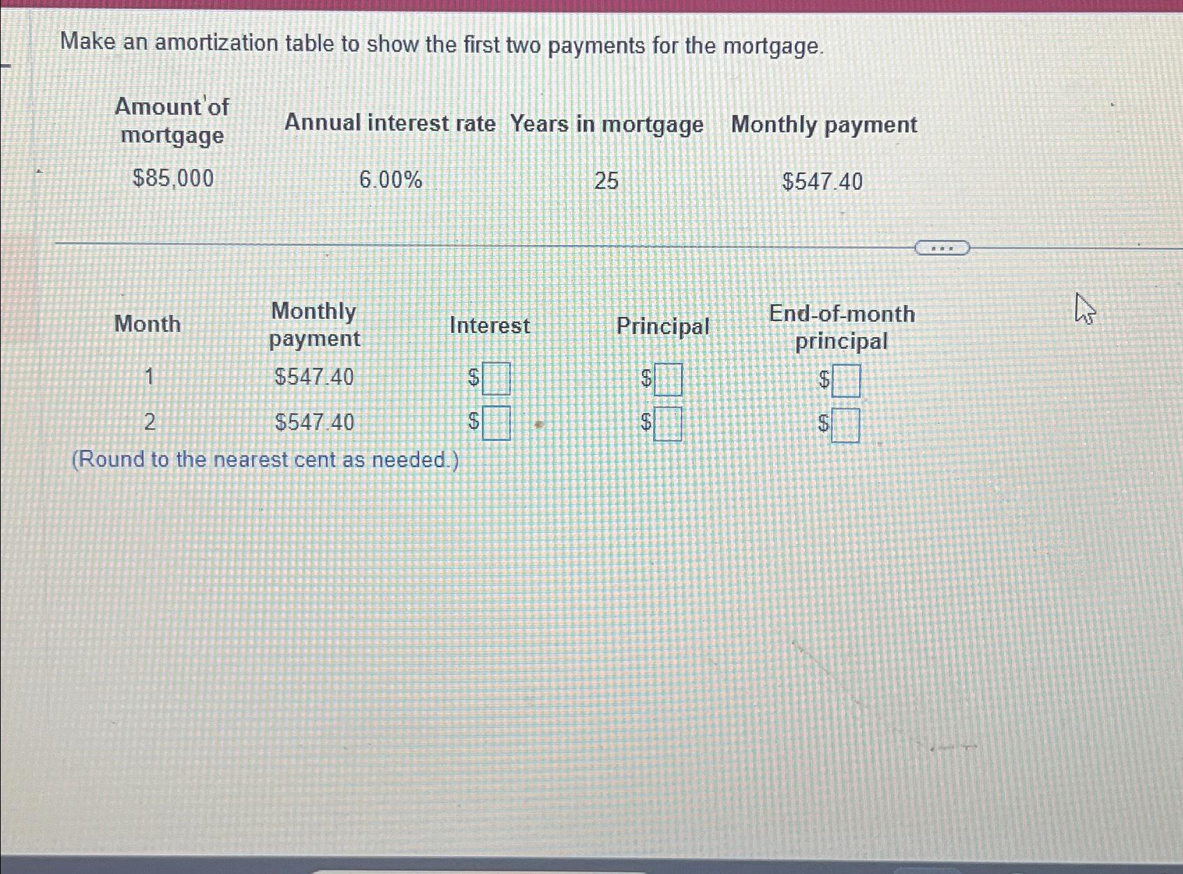 solved-make-an-amortization-table-to-show-the-first-two-chegg