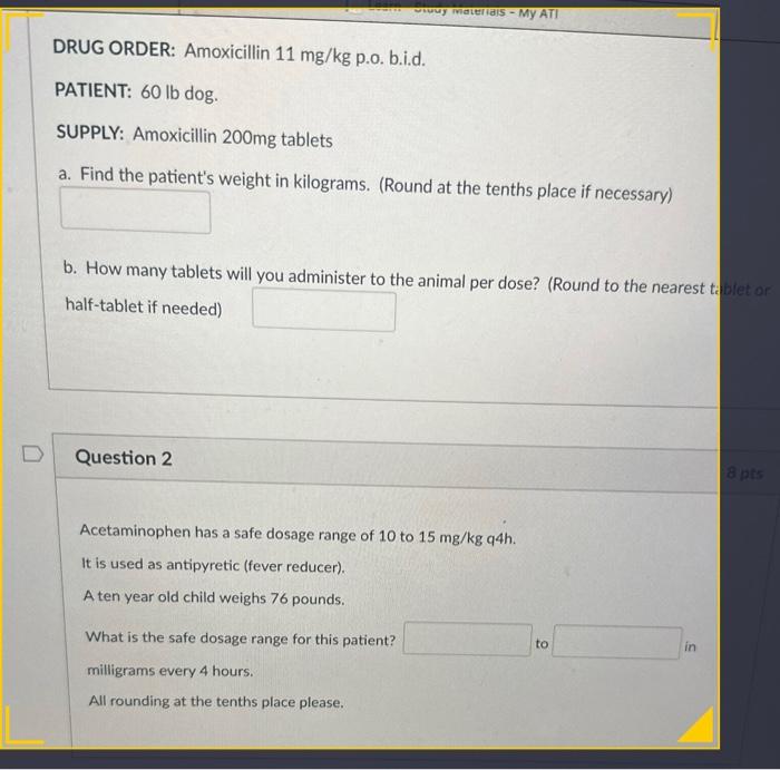 Solved TotalTime = FlowRate VolumeInfused × DropFactor | Chegg.com