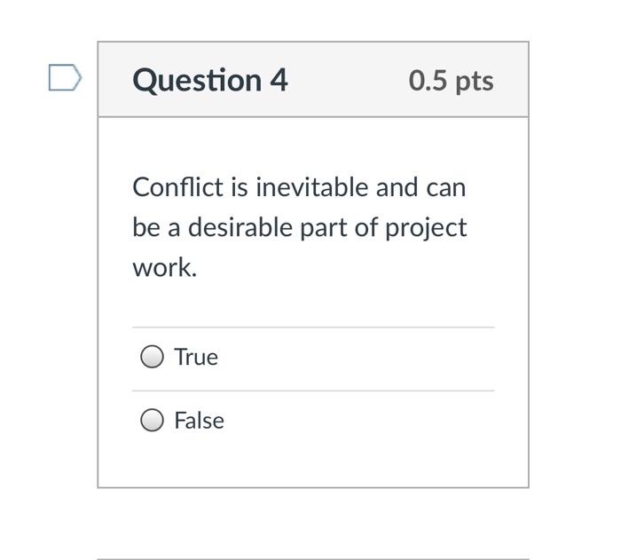 Solved Question 1 0.5 Pts The Project Manager Must Quickly | Chegg.com