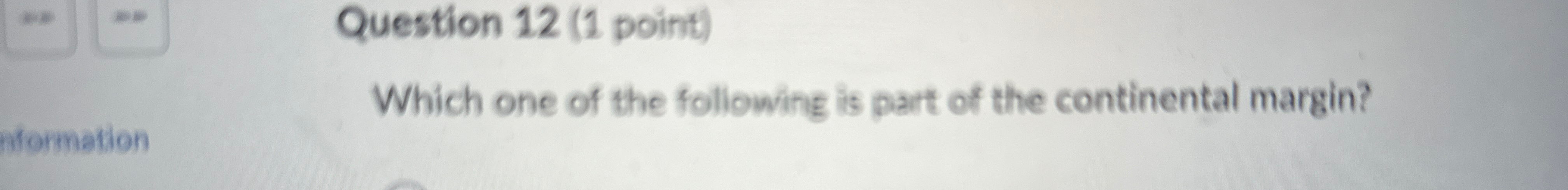 Solved Question 12 (1 ﻿point)Which one of the following is | Chegg.com