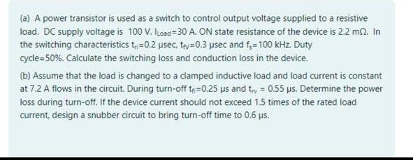 a) Output switched power vs control power, and control power vs time