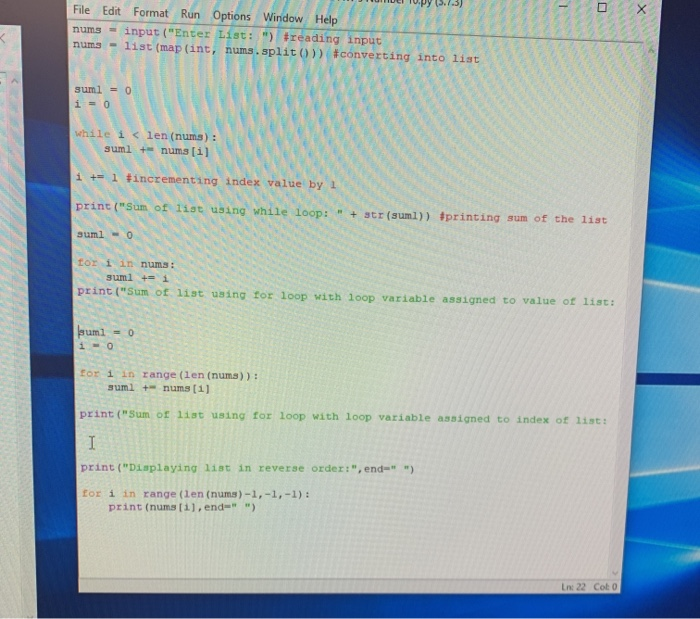 Solved Write a for loop that displays every other element in | Chegg.com