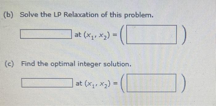 Solved Consider the following all-integer linear program Max | Chegg.com