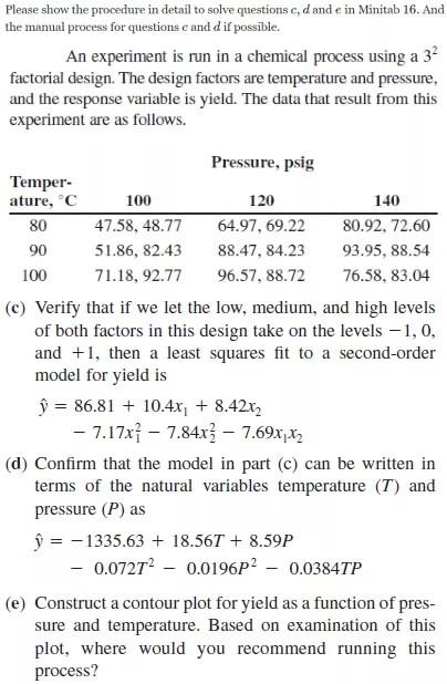 Solved Please Show The Procedure In Detail To Solve Chegg Com