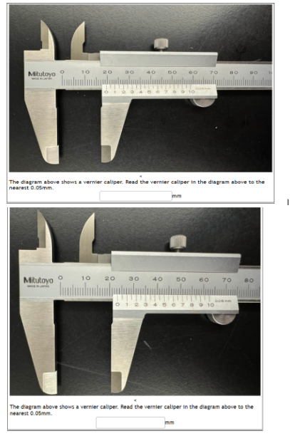 Solved The diagram above shows a vernier caliper. Read the | Chegg.com