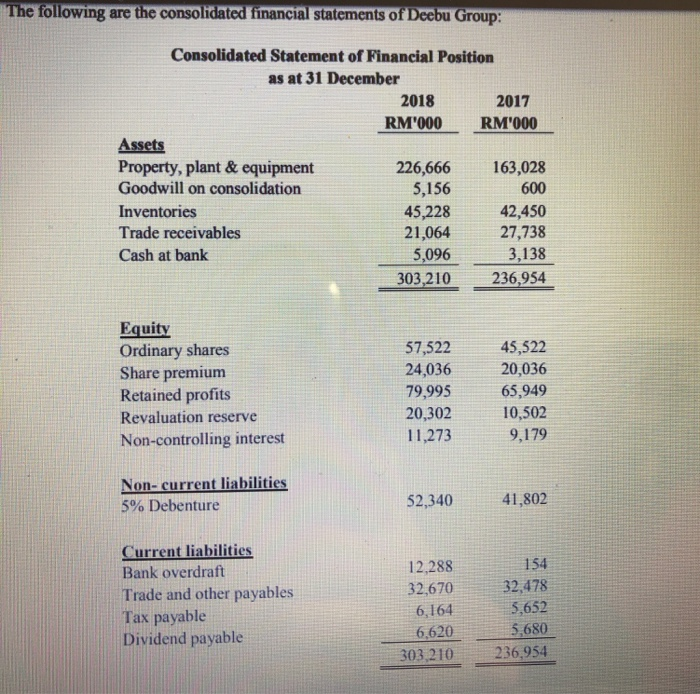 Consolidated financial statements 2017 best sale