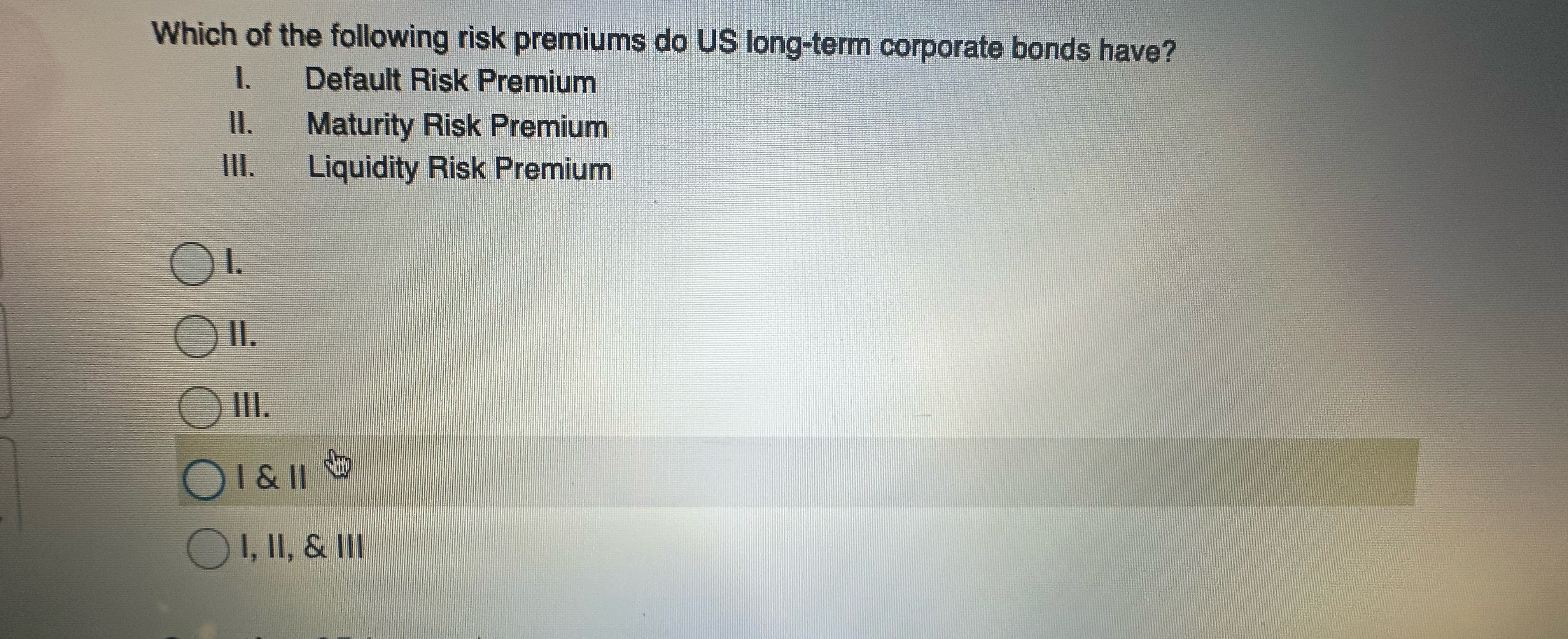 Solved Which of the following risk premiums do US long-term | Chegg.com