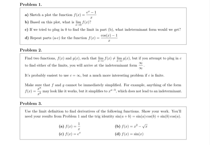Solved Problem 1. -1 10 a) Sketch a plot the function f(x) = | Chegg.com