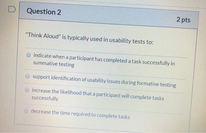Solved Question 1 2 pts What is the primary purpose of | Chegg.com