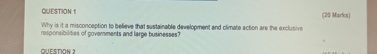 Solved QUESTION 1(20 ﻿Marks)Why is it a misconception to | Chegg.com
