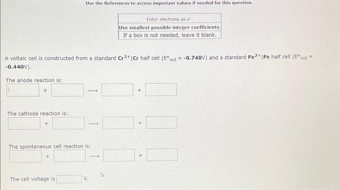 Solved Use the References to access important values if | Chegg.com