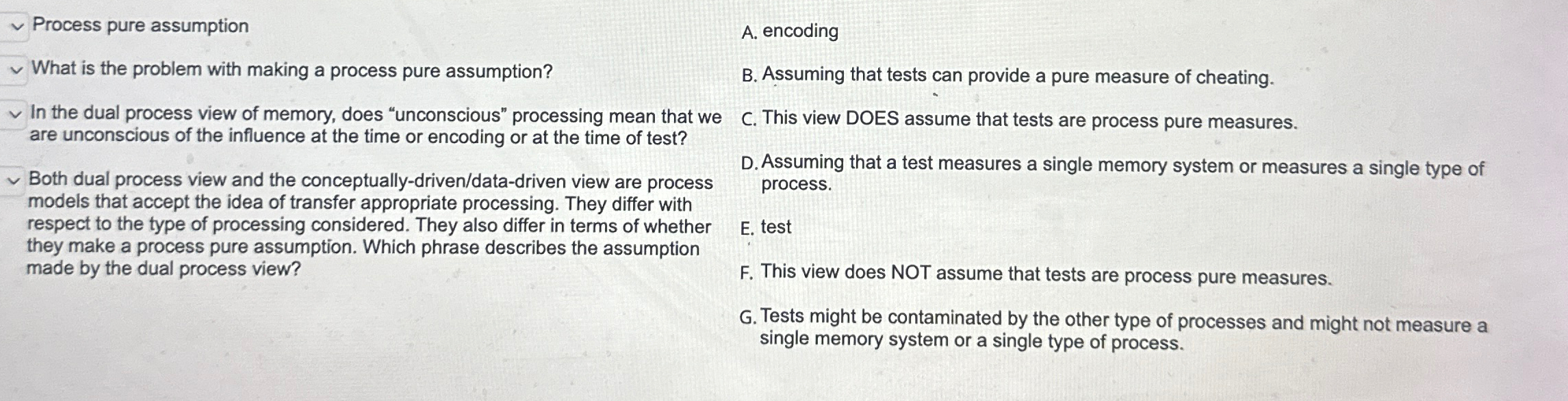 Solved Process pure assumptionWhat is the problem with | Chegg.com