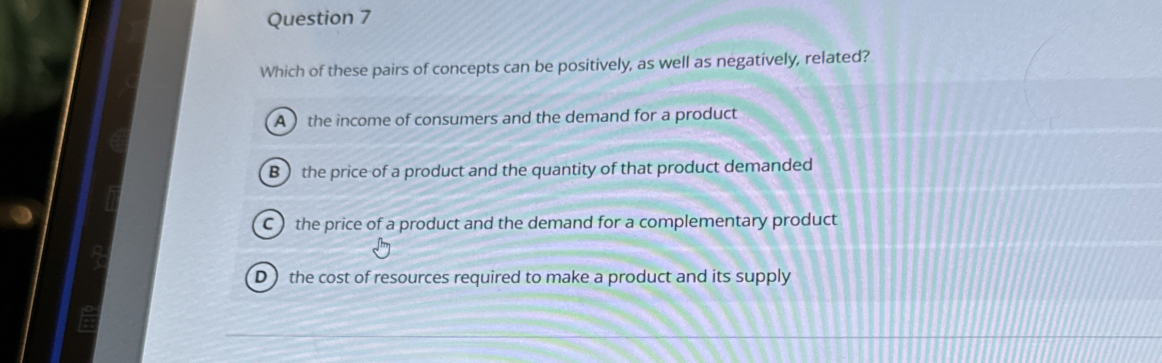 Solved Question 7Which of these pairs of concepts can be | Chegg.com