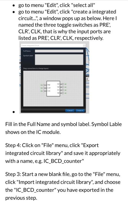 Part B: Design and implement a 3-digit decimal | Chegg.com