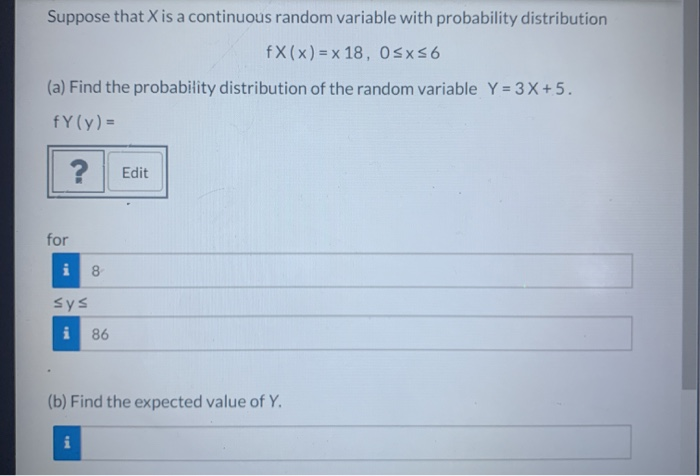 Solved Suppose that X is a continuous random variable with | Chegg.com