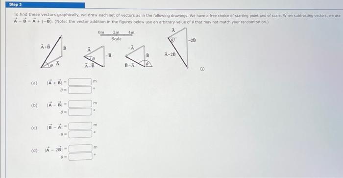 Solved Tutorial Exercise The displacement vectors A and B | Chegg.com
