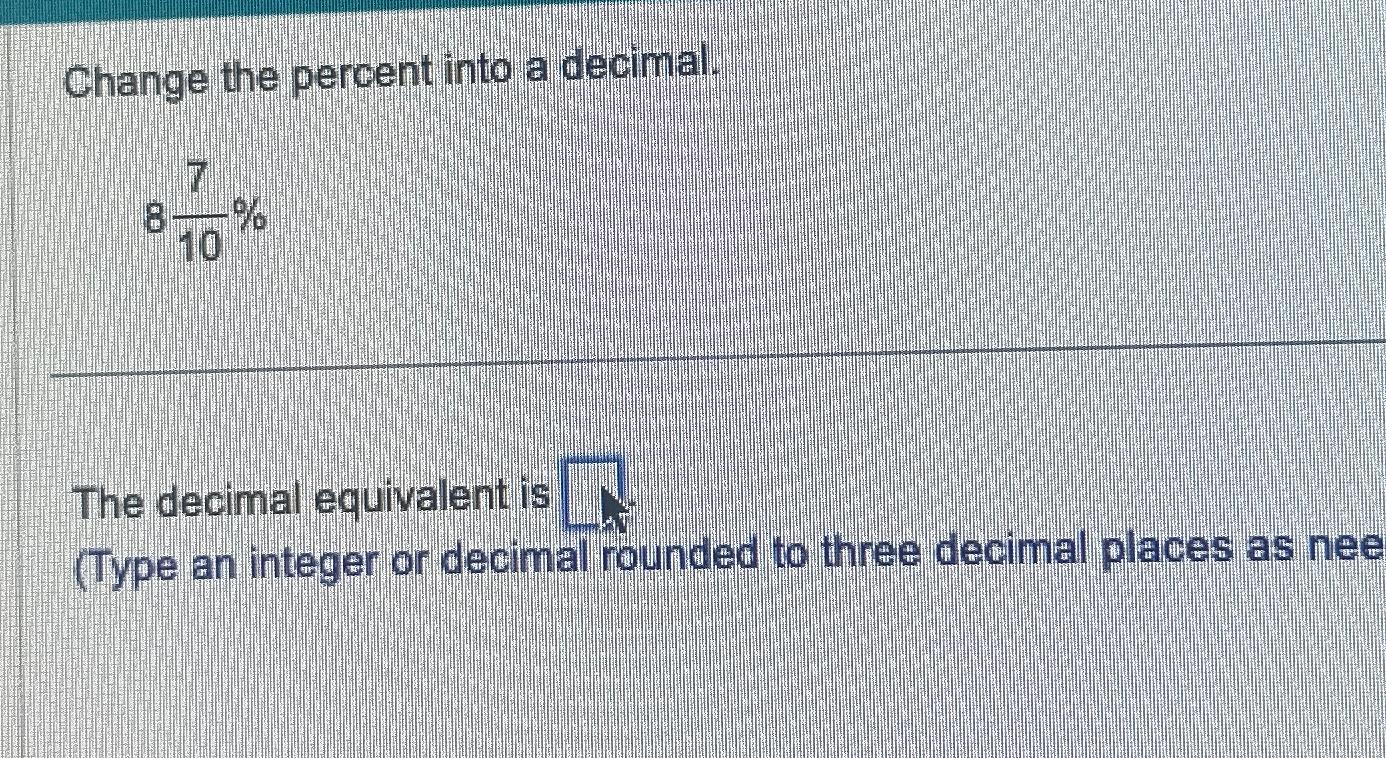 5 7 10 decimal equivalent