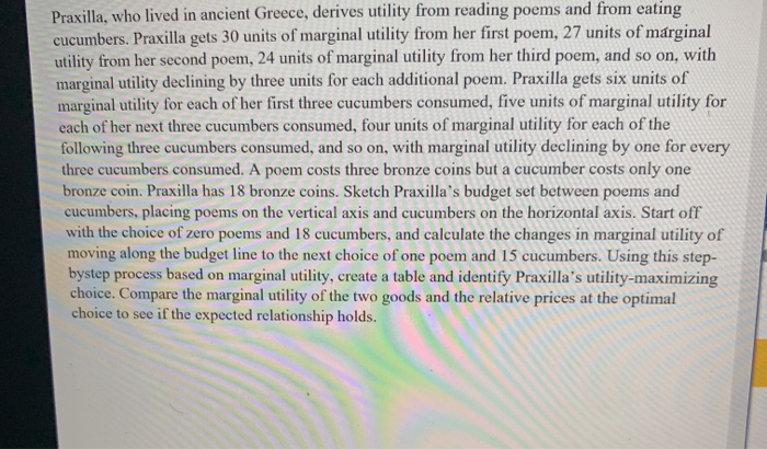 Solved Praxilla Who Lived In Ancient Greece Derives Chegg Com