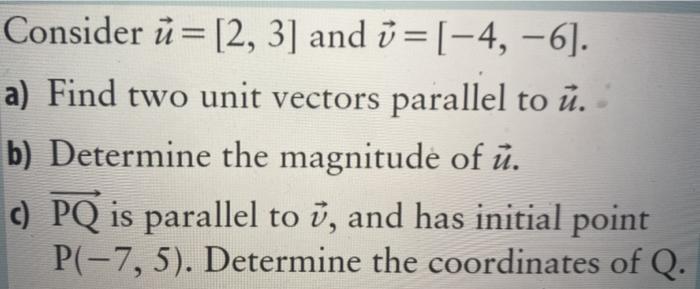 Solved Consider U 2 3 And U 4 6 A Find Two Un Chegg Com