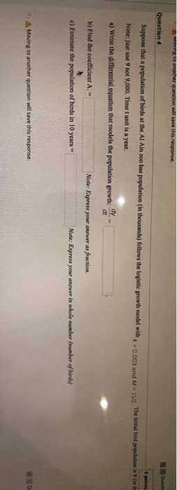 Solved a) Write the differential equation that models the | Chegg.com
