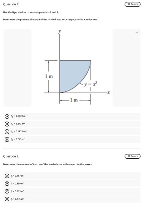 Solved Question 8 10 Points Use the figure below to answer | Chegg.com