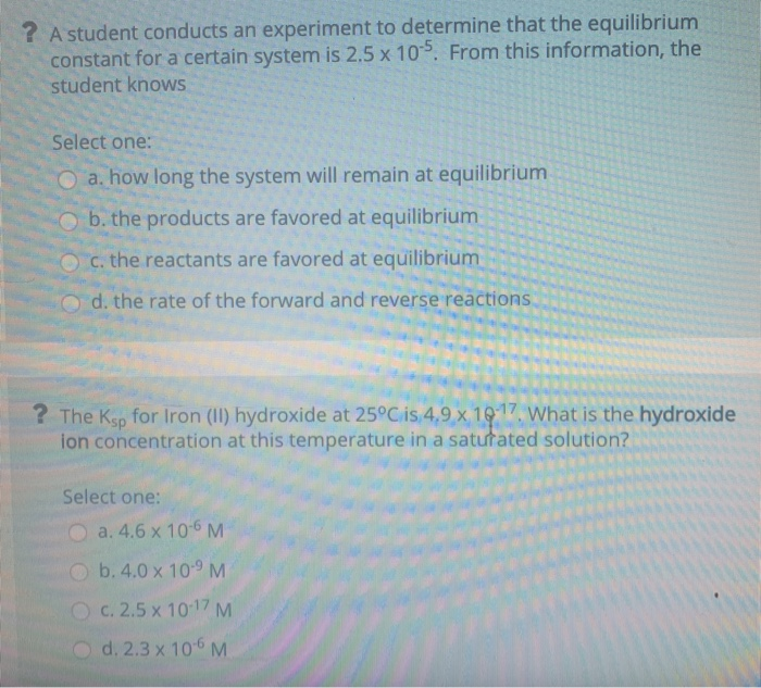 Solved ? A student conducts an experiment to determine that | Chegg.com