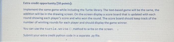 Solved Your task is to implement Python code for a | Chegg.com