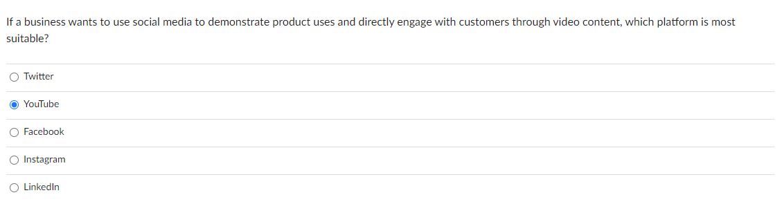 Solved If a business wants to use social media to | Chegg.com
