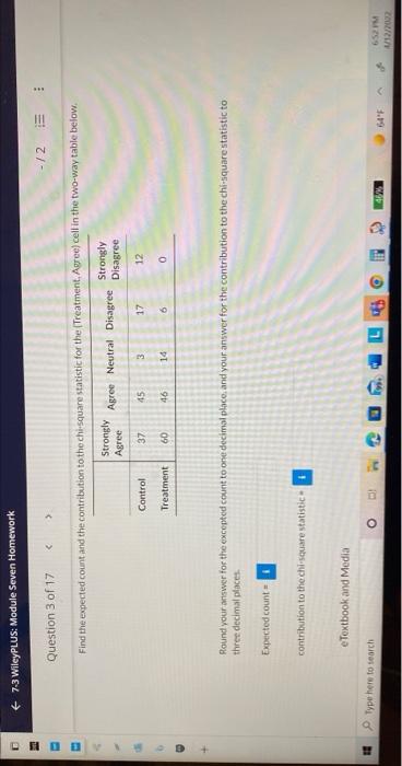 Solved + 7-3 WileyPLUS: Module Seven Homework -12 !!! : *** | Chegg.com