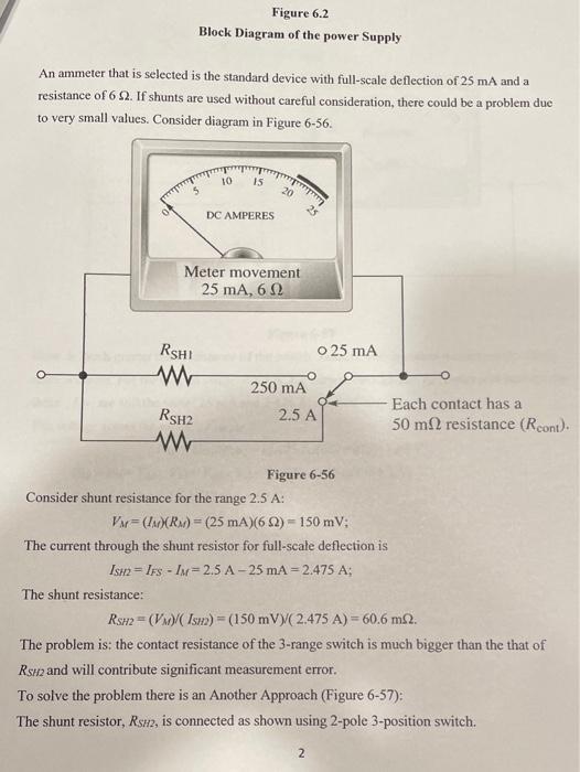 Ammeter circuit MA Rectifier + Resistors Regulator