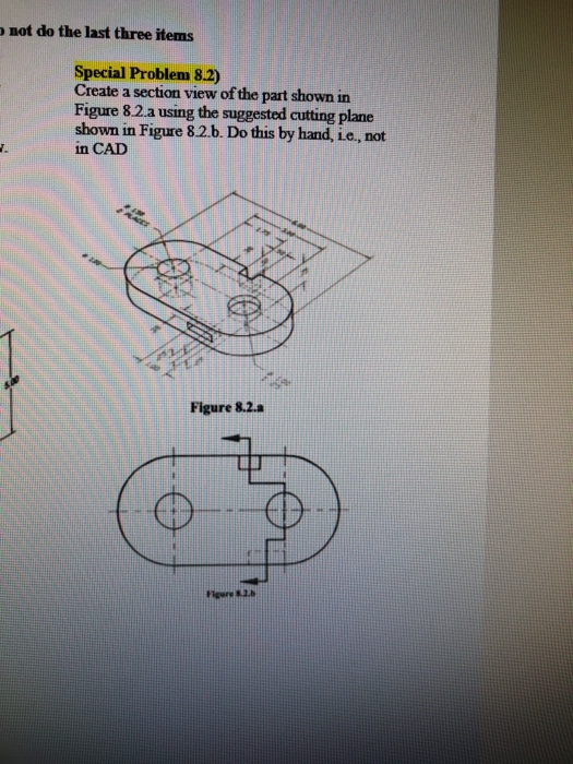 Solved not do the last three items Special Problem 8.2) | Chegg.com