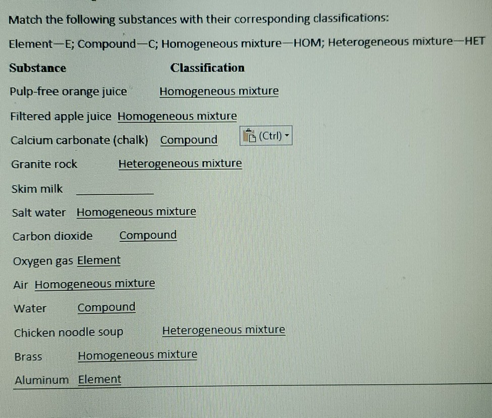 solved-match-the-following-substances-with-their-chegg