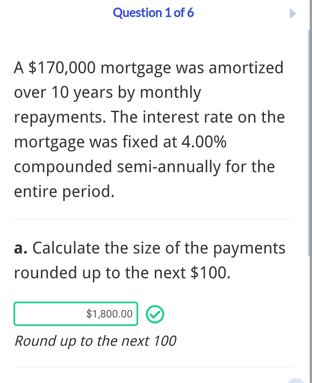 170000 mortgage