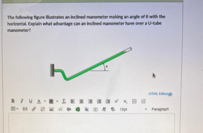 Solved The following figure illustrates an inclined | Chegg.com